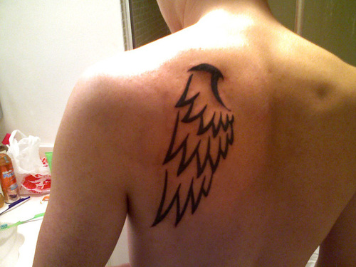 wings tattoos for men