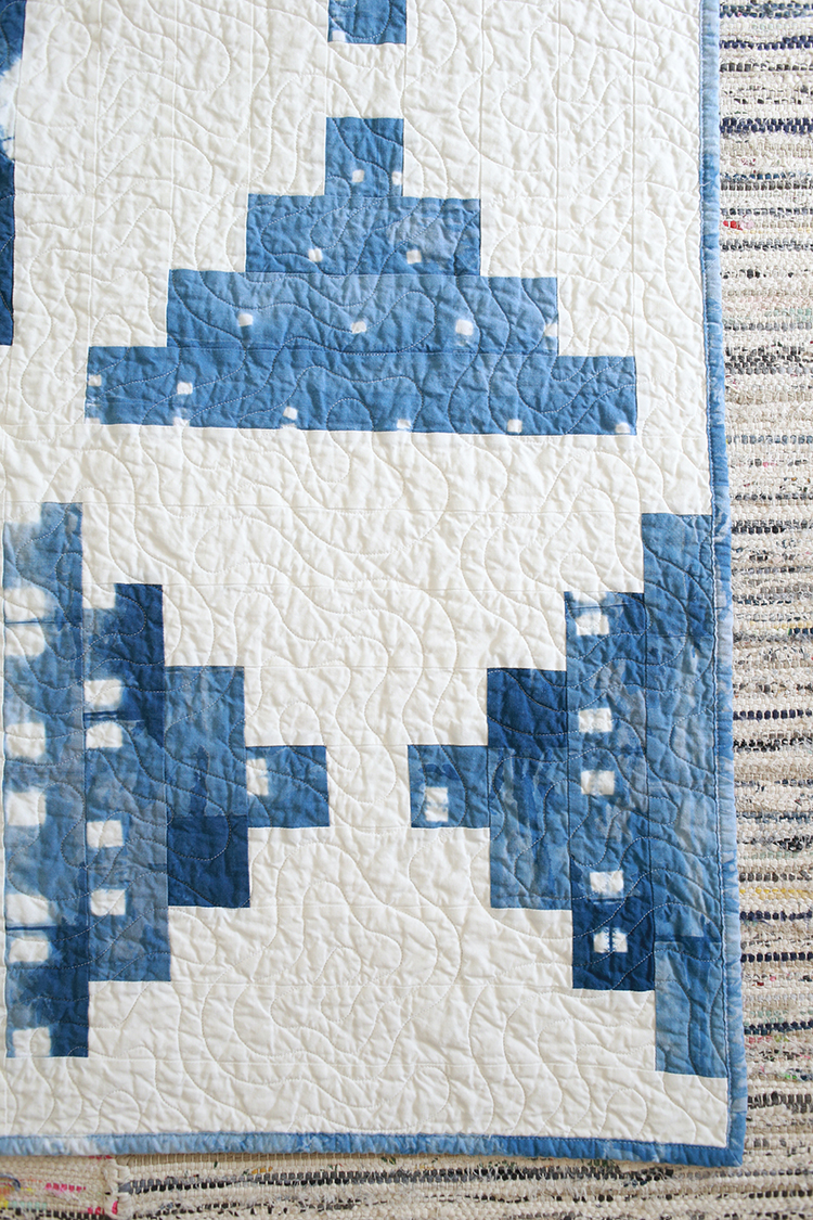 In Color Order: Indigo Courthouse Steps Quilt Tutorial