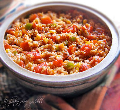 Gluten free Spanish rice recipe is easy and delicious