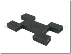 USB Turn-around 4-Port Hub