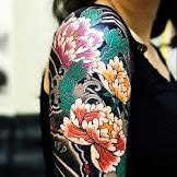 Womens Japanese Sleeve Tattoos