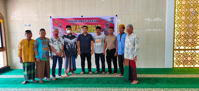 Dalam Rangka Menciptakan Situasi Kamtibmas Yang Kondusif, Satreskrim Polres Batu Bara Melaksanakan Jum'at Curhat 