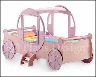 Princess Twin Carriage Bed