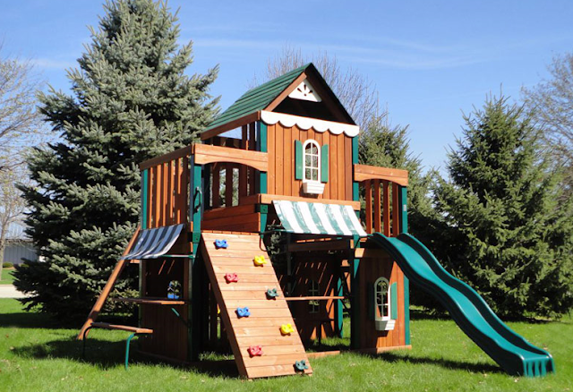 wood playhouse kit