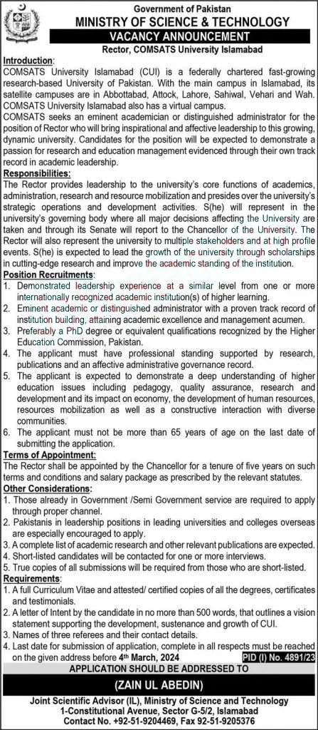 Ministry-of Science-and-Technology-Jobs-2024-Apply-Online