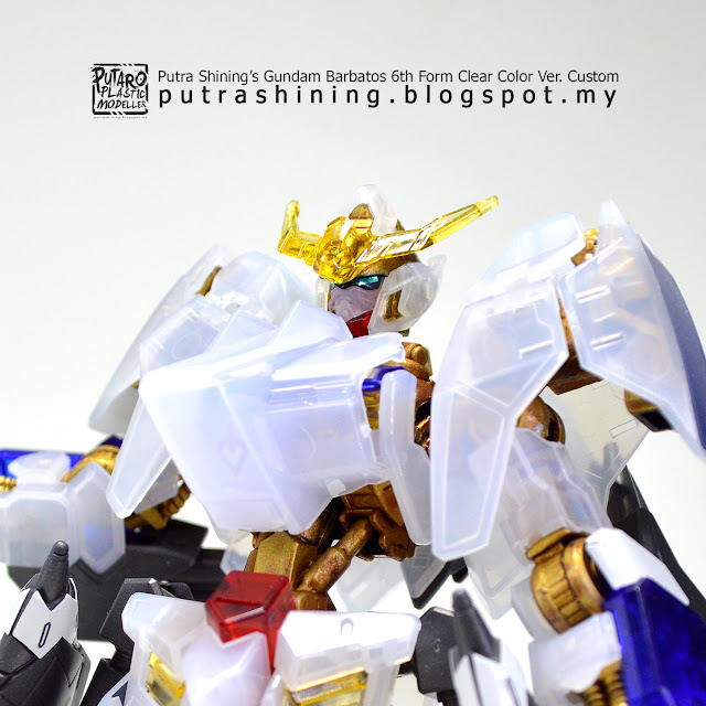 HGIBO 1/144 Gundam Barbatos 6th Form Clear Color Ver. Custom by Putra Shining