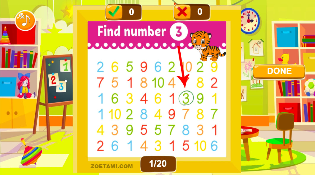 Find The Number