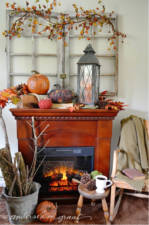  Decorating  My  Living  Room  for Fall anderson grant