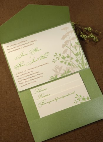 Elegant Pieces is also offering a Pocket Fold Wedding Invitation