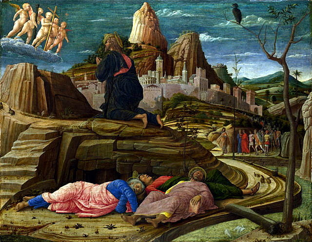 Agonia nell'orto dei Getsemani - 1455-1456 - Andrea Mantegna - National Gallery - Londra