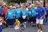 Bajada de cuadrillas de las fiestas de Llano