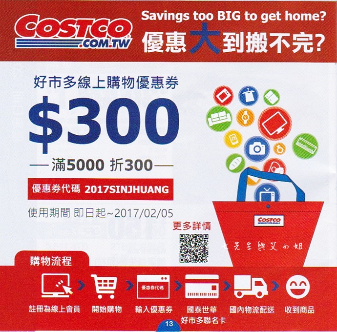 8 好市多 Costco 新莊店開幕專屬優惠