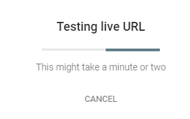 testing live url