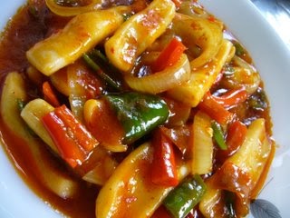 RESEP KOKI: Resep Masakan Cumi-cumi Isi Asem Manis