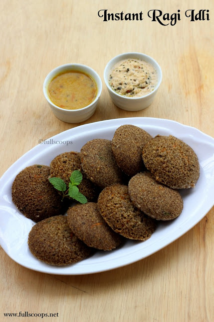 Instant Ragi Idli