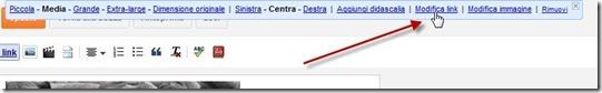 modifica link immagine