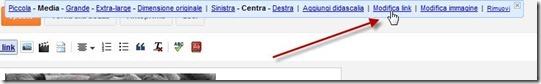 modifica link immagine