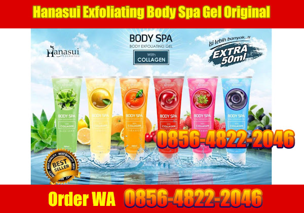 Hanasui Exfoliating Body Spa Gel Original BPOM - order WA 0856-4822-2046