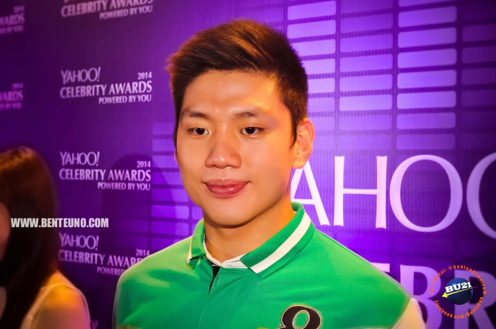 Jeron Teng at the Yahoo Celebrity Awards media launch