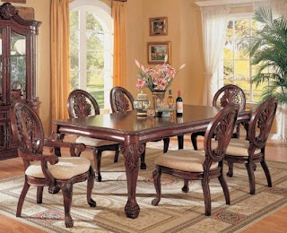 Formal dining room sets with beautiful carved