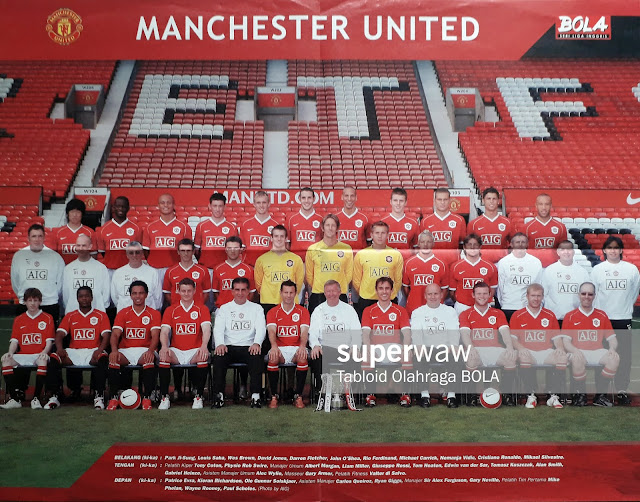 MANCHESTER UNITED FULL TEAM SQUAD 2006