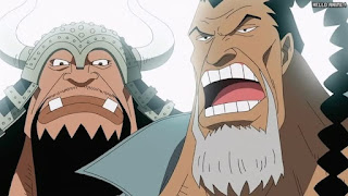 ワンピースアニメ 頂上戦争編 462話 白ひげ海賊団隊長 ブレンハイム アトモス | ONE PIECE Episode 462