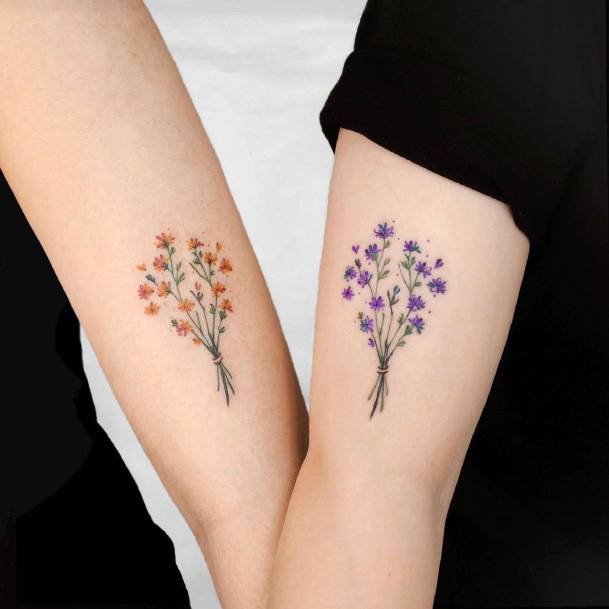 Tatuagens de buquê de flores - 30 modelos femininos!