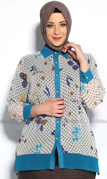 16 Model Baju  Batik  Kantor  Wanita  Gemuk Terbaik Model 