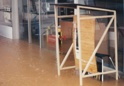 Flooding in Rainier, Oregon, in February, 1996