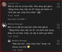 Chủ quán trà sữa "nhiệt tình" quá