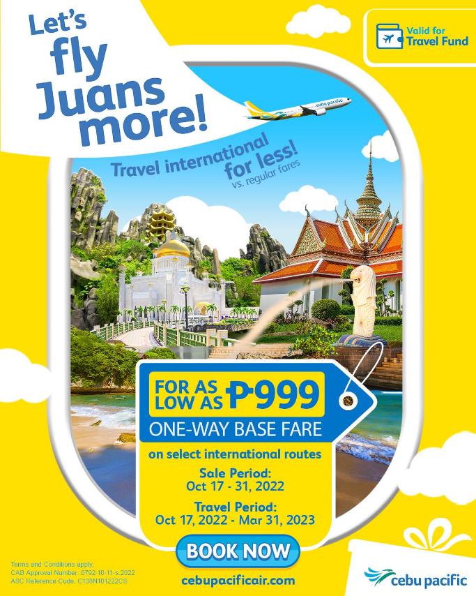 Cebu Pacific Travel Promo