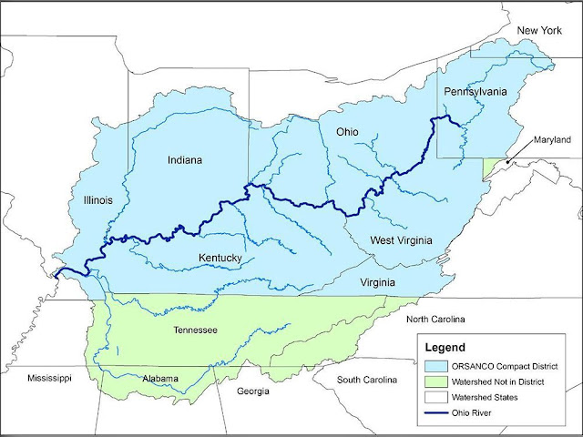 Ohio River On Us Map