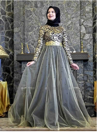 Robe De Soiree Hijab Turc