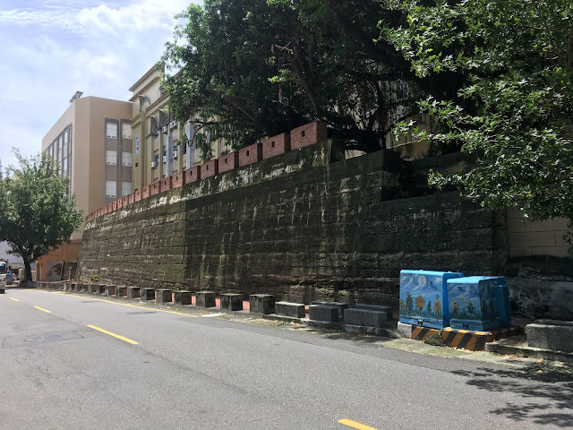 old city wall, tainan city, taiwan