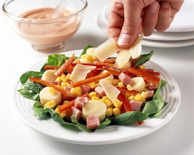 Ensalada de palmito y jamon