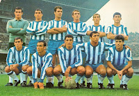 📸C. D. MÁLAGA 📆10 noviembre 1968 ⬆️Goicoechea, Montero, Arias, Benítez, Migueli, Vallejo. ⬇️Aragón, Valenzuela, Martínez, Fleitas y Monreal. C. F. BARCELONA 1 🆚 C. D. MÁLAGA 0 Domingo 10/11/1968, 16:30 horas. Campeonato de Liga de 1º División. Jornada 8. Barcelona, Nou Camp. GOLES: ⚽1-0: 82’, Carlos Rexach.