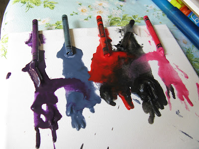 3. Pinterest Project - Melted Crayon Art