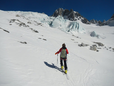 ski-de-rando au col du tour noir Manu RUIZ