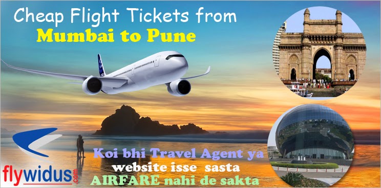 Flights from Mumbai to Pune