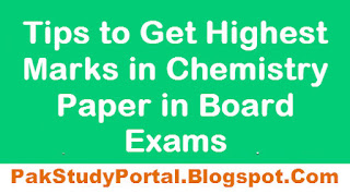 How to get good marks in chemistry paper
