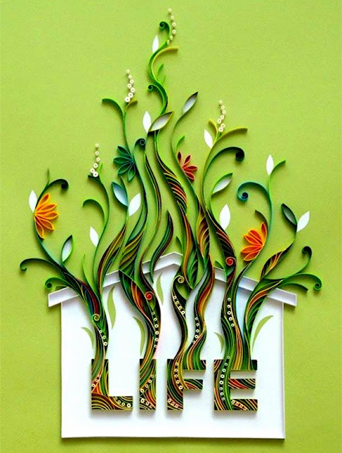 Seni Kreatif Dari Gulungan Kertas - Paper Quilling