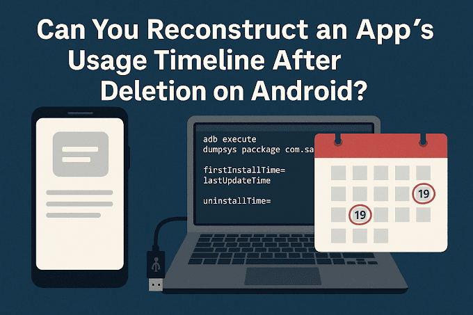 Can You Reconstruct an App’s Usage Timeline After Deletion on Android?
