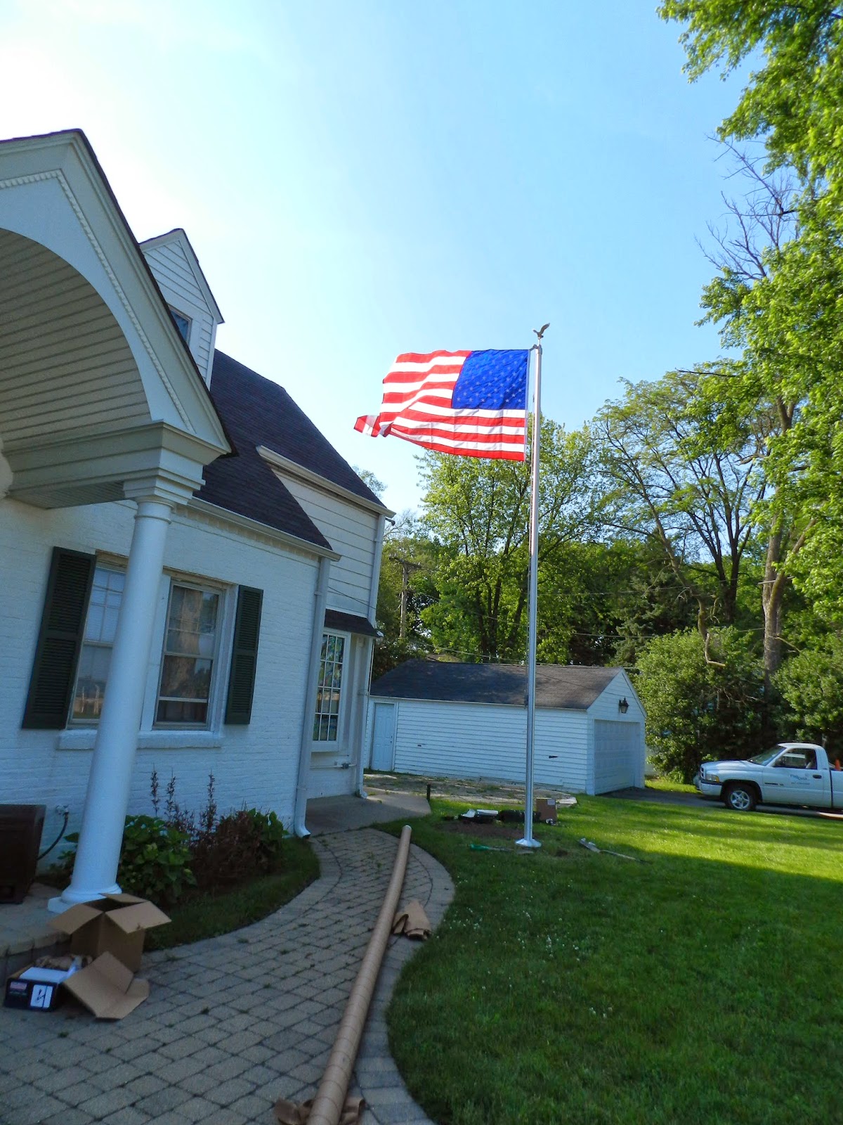 How to Install a Flagpole: Proper way to Tie Halyard (knot) and