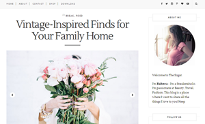 Sugar Minimal Clean & Responsive Blogger Template