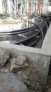 Photos of Cable Trench, Cable Support Structure and Cable Tray