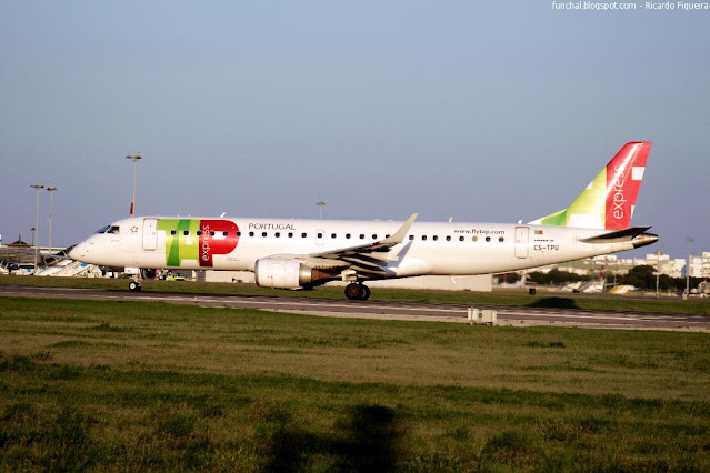 TAP EXPRESS - LPPT - CS-TPU - SETÚBAL - EMBRAER 190