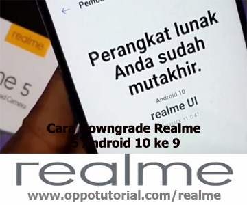 Cara Downgrade Realme 5 Android 10 ke 9