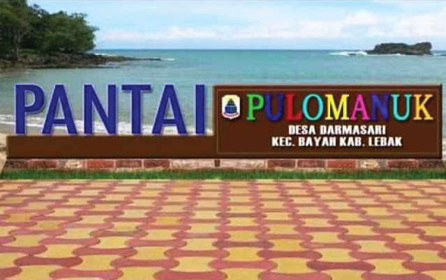 Pantai Pulo Manuk, Sawarna, Lebak Regency, Banten