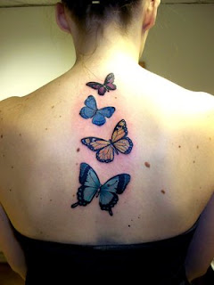 Upper Back Tattoos With Butterfly Tattoo Designs With Picture Upper Back Butterfly Tattoos For Feminine Tattoo Gallery 6