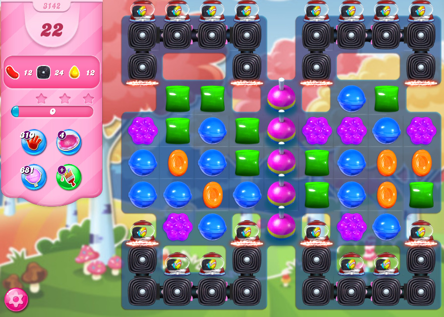 Candy Crush Saga level 3142